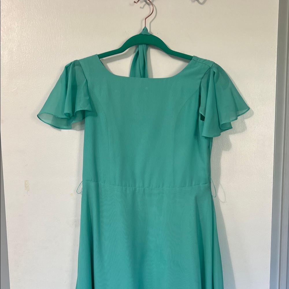 JJs House Teal floor length Dress